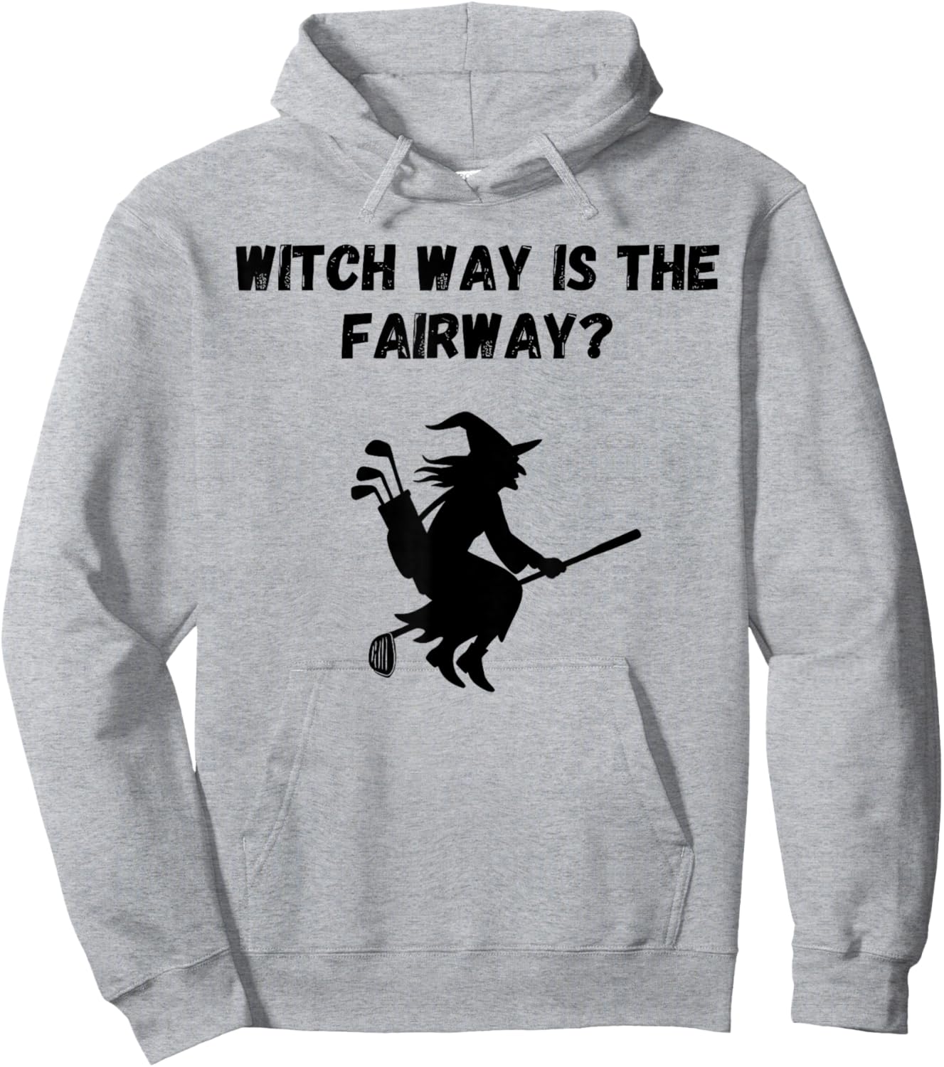 Witch Way is The Fairway Hoodie - Hoodie | Ash