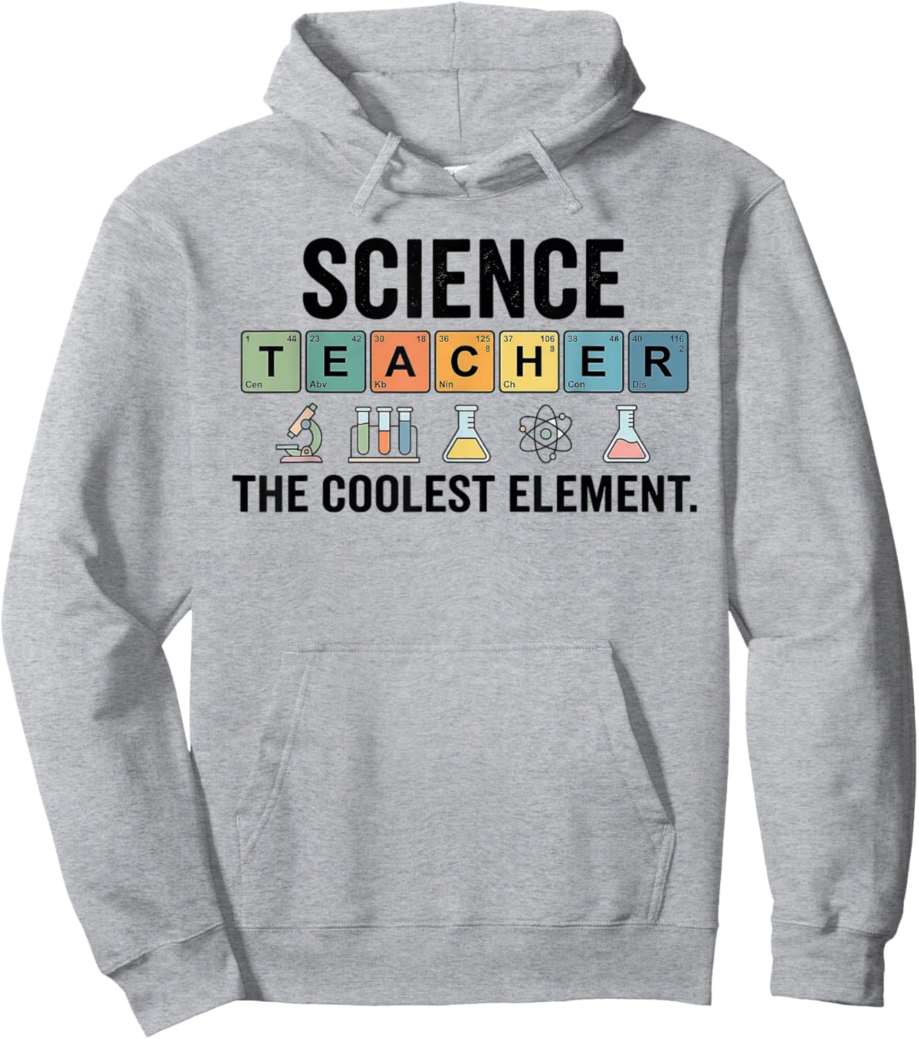 Vintage The Coolest Element Periodic Table Science Teacher Hoodie - Hoodie | Ash