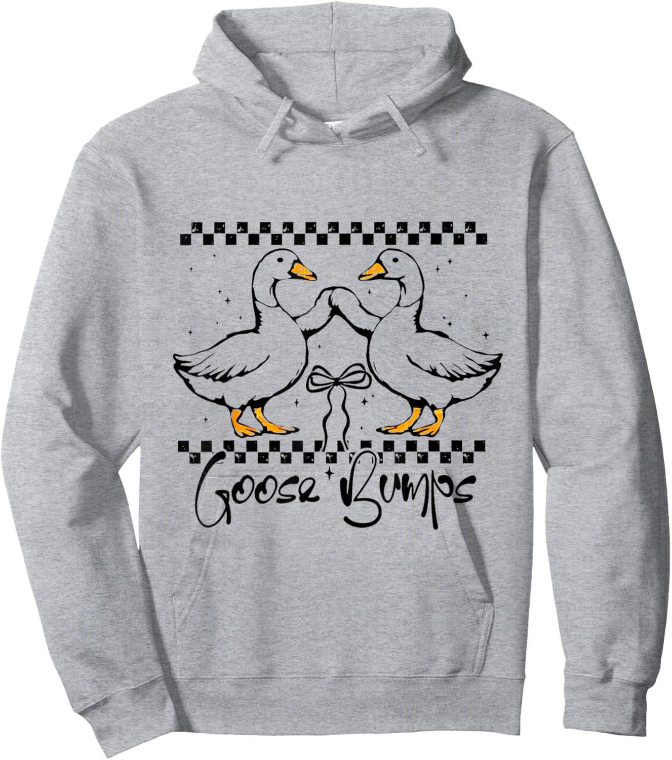 Funny Goose Bumps Hoodie - Hoodie | Ash