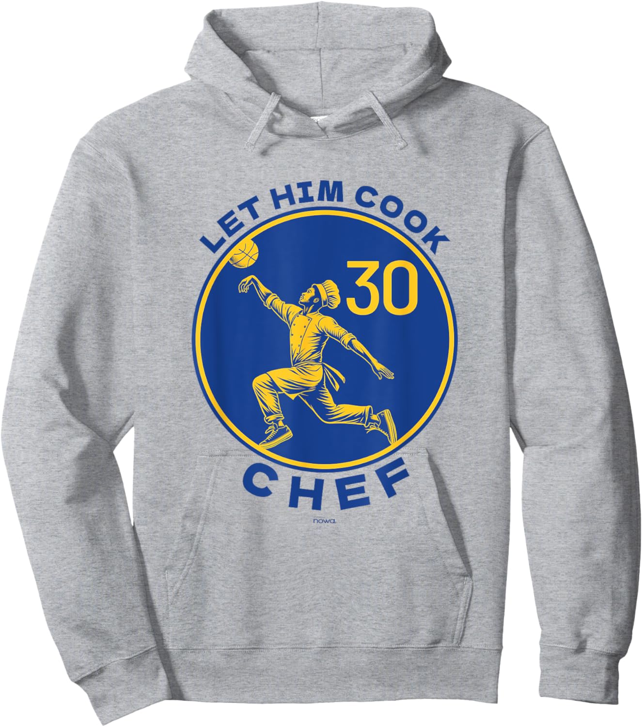 Let the Chef Cook Funny Basketball Court Legend Motivation Hoodie - Hoodie | Ash