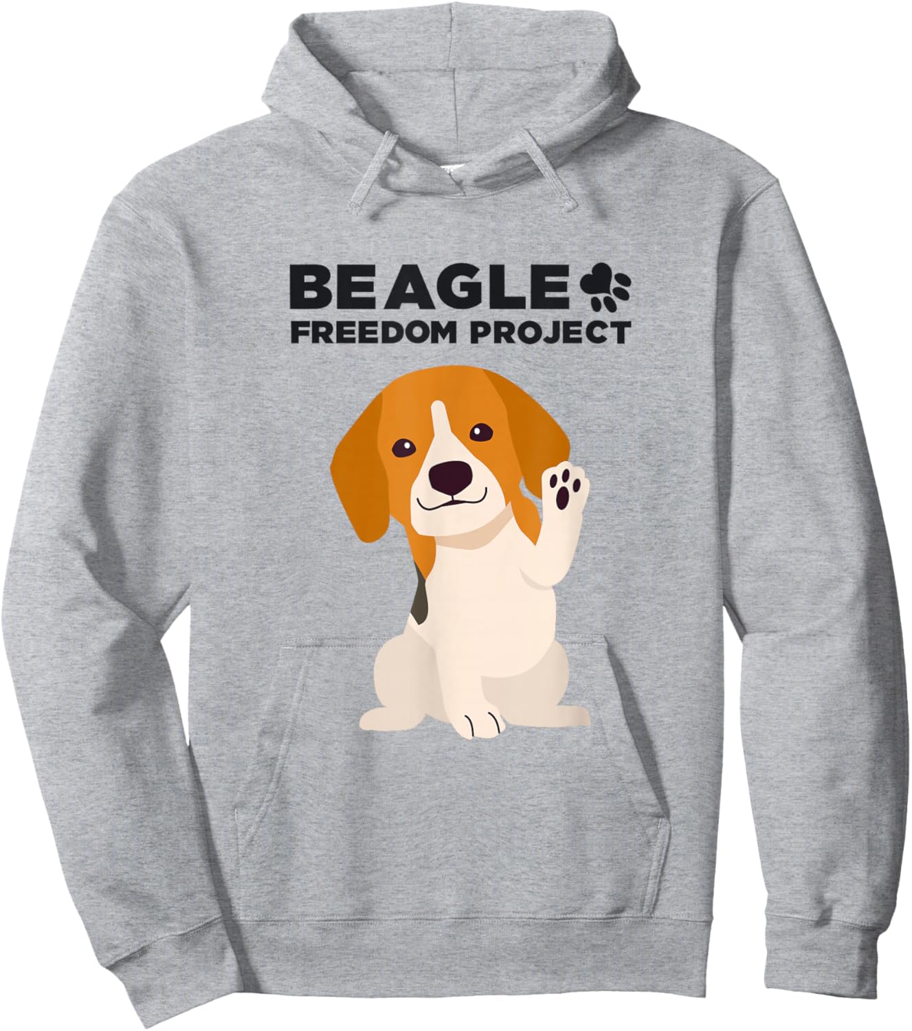 Beagle Freedom Project- Rescue Dogs- Free the Beagles Hoodie - Hoodie | Ash