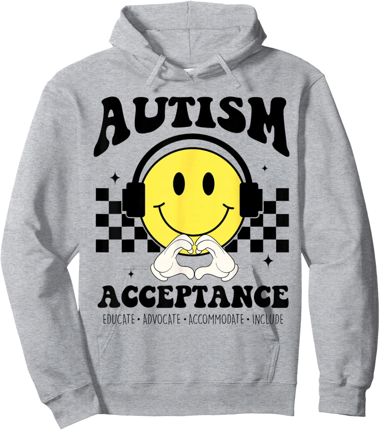 Autism Awareness Acceptance Special Education Teacher Kids Hoodie - Hoodie | Ash