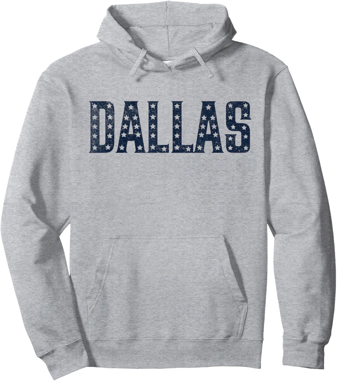 Dallas Vintage Retro Hoodie - Hoodie | Ash