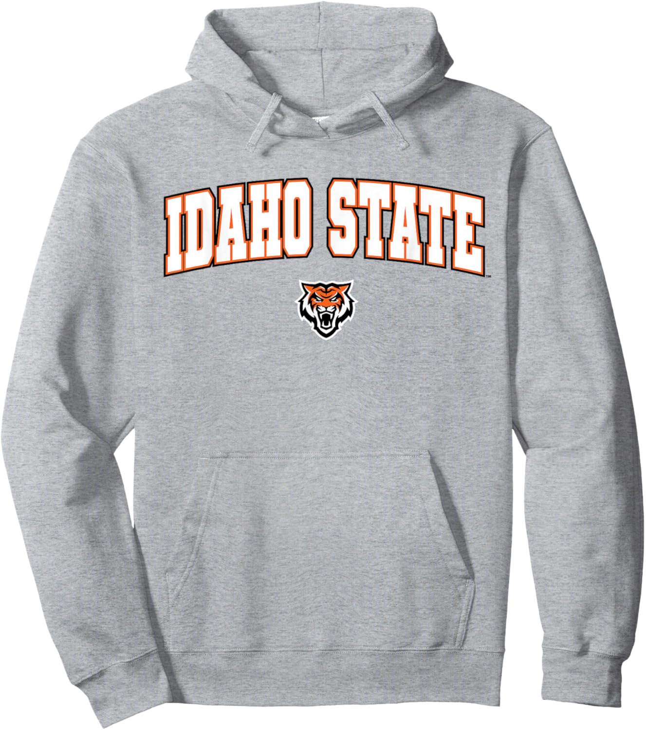 Idaho State University ISU Bengals Arch Logo Hoodie - Hoodie | Ash