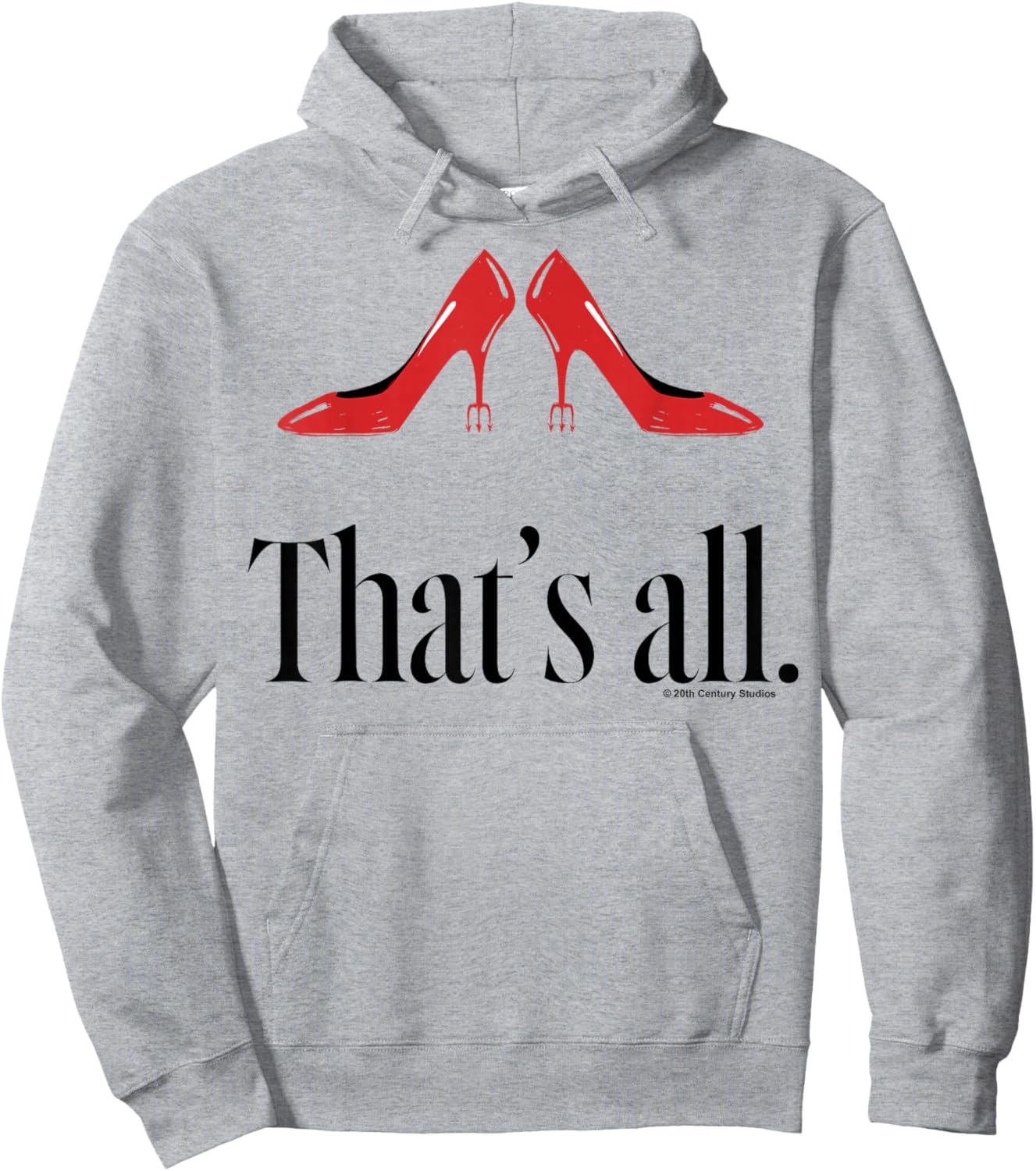 The Devil Wears Prada 2 That's All Red High Heel Pitchfork Hoodie - Hoodie | Ash