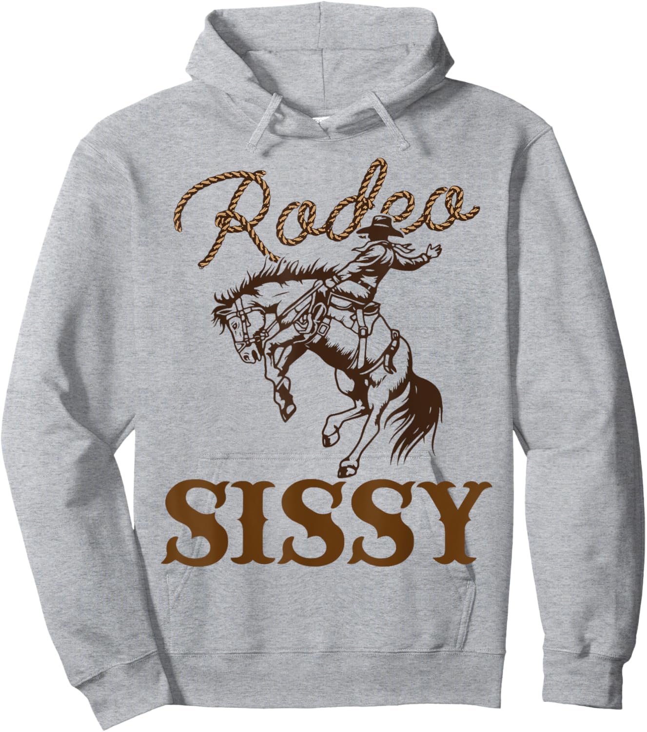 Sissy Birthday Cowboy Cowgirl Western Rodeo Sister Party Hoodie - Hoodie | Ash