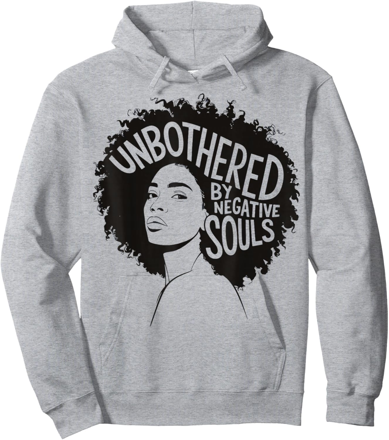 Unbothered By Negative Souls Hoodie - Hoodie | Ash