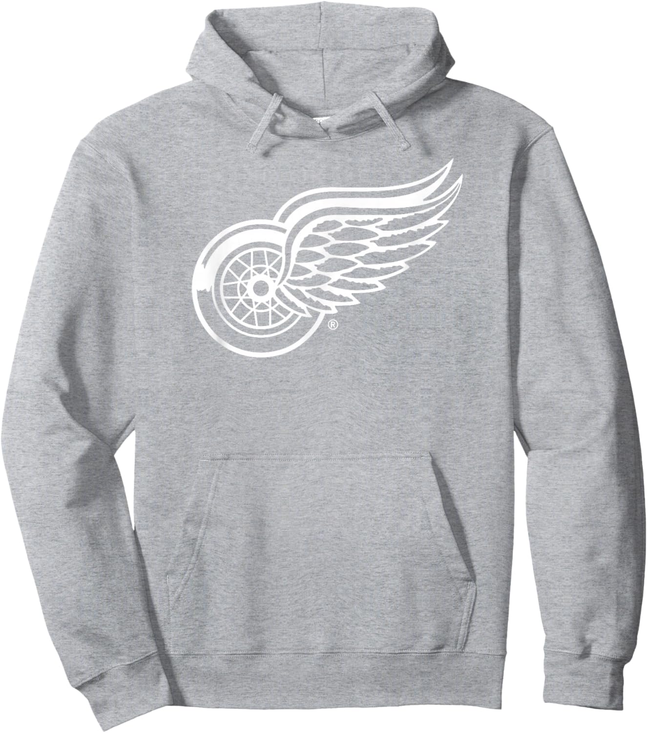 Detroit Red Wings Icon Red Officially Licensed Hoodie - Hoodie | Ash