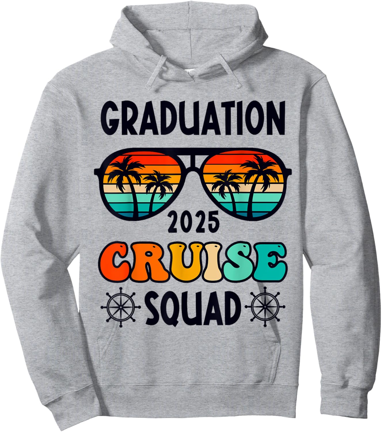 Graduation Cruise Trip Class Of 2025 Senior Summer Vacation Men Women Kids Hoodie - Hoodie | Ash