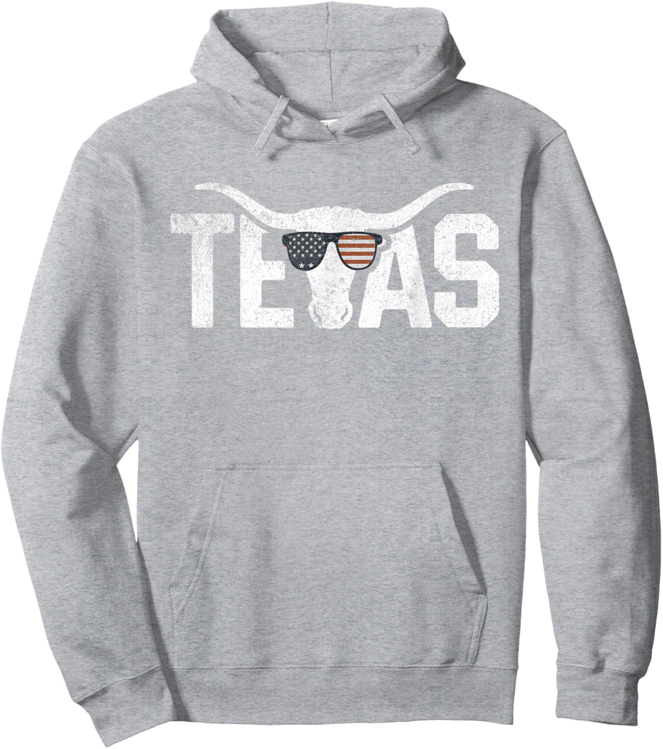 Texas Vintage Retro Hoodie - Hoodie | Ash