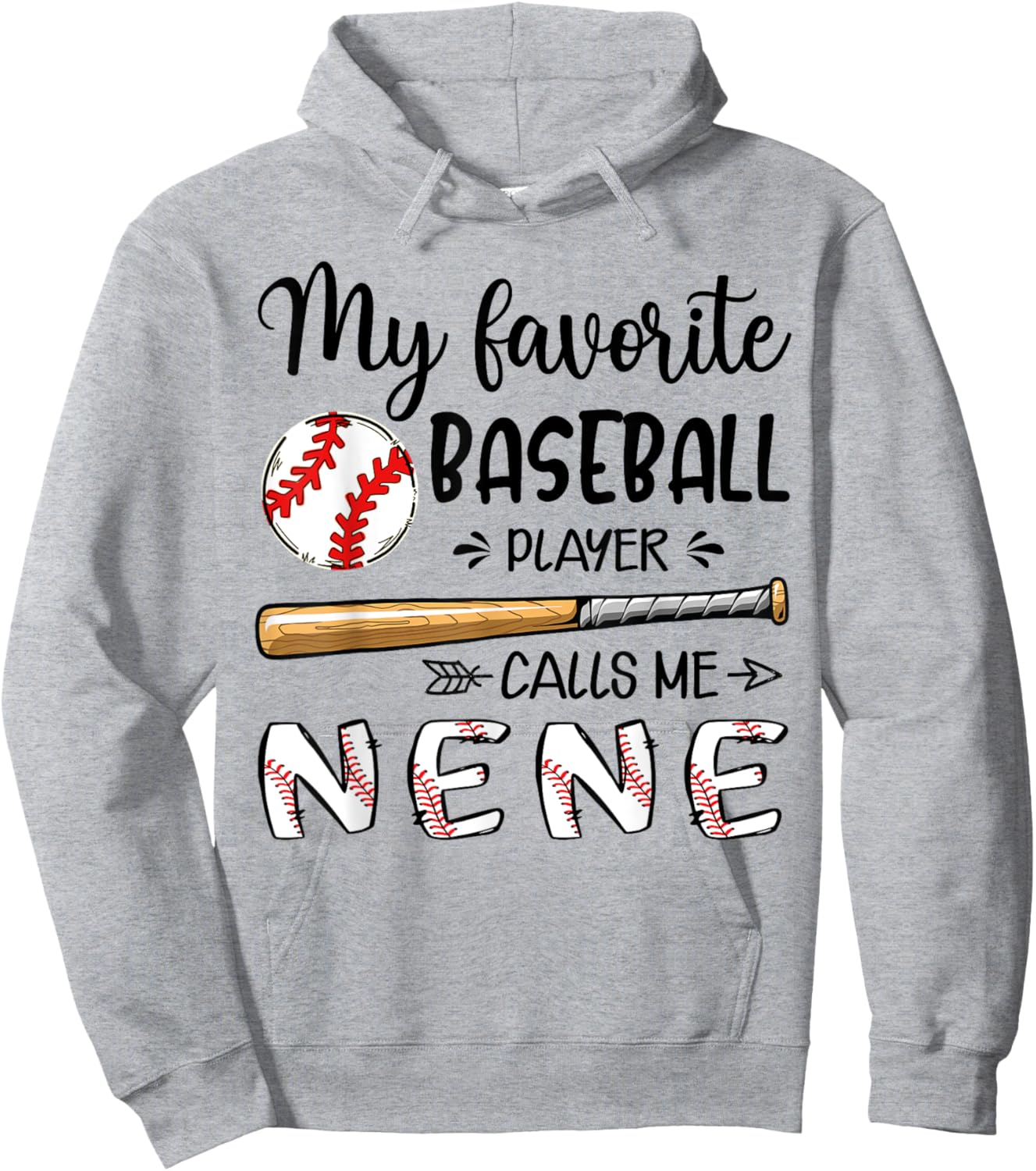 My Favorite Baseball Player Calls Me Nene Hoodie - Hoodie | Ash