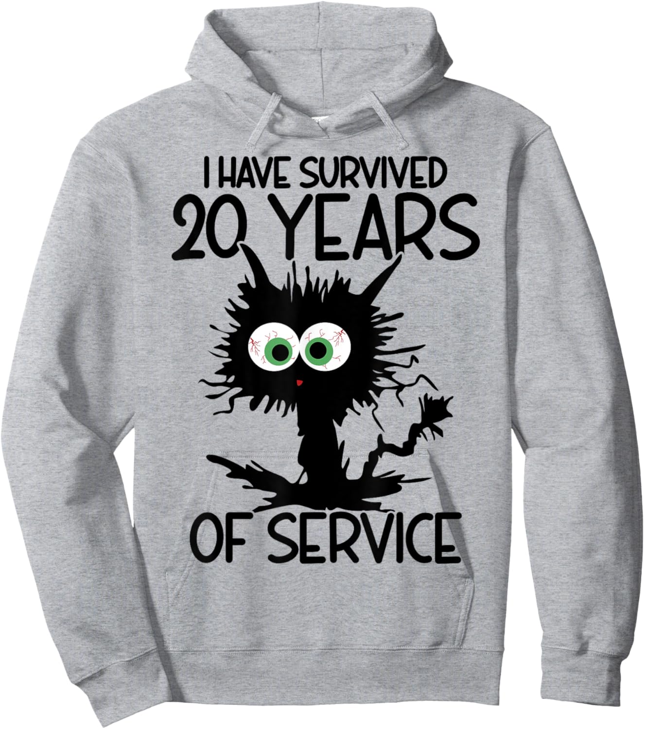 I Have Survived 20 Years Of Of Service Hoodie - Hoodie | Ash