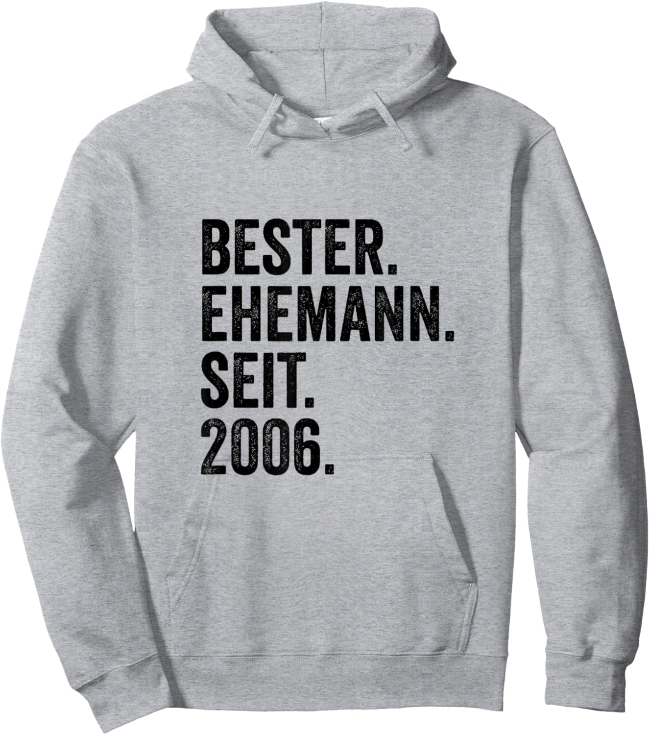 Bester Ehemann Seit 2006 | 20 Hochzeitstag 20 Jahre Hoodie - Hoodie | Ash