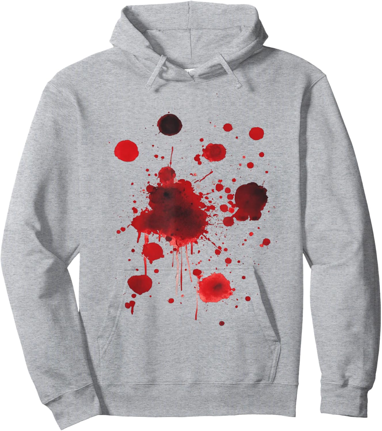 Halloween Bloody Stain Blood Splatter White Hoodie - Hoodie | Ash