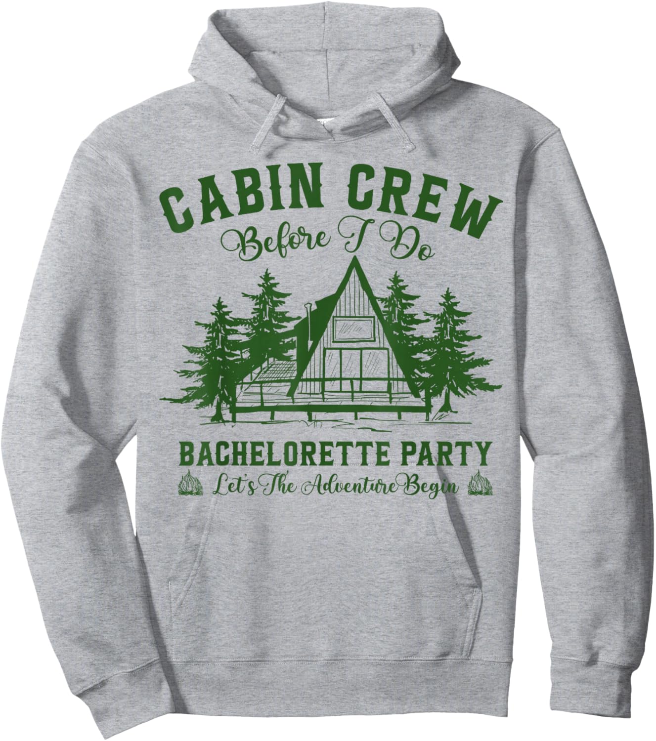 Cabin Crew Before I Do Bachelorette Party Team Bride Hoodie - Hoodie | Ash