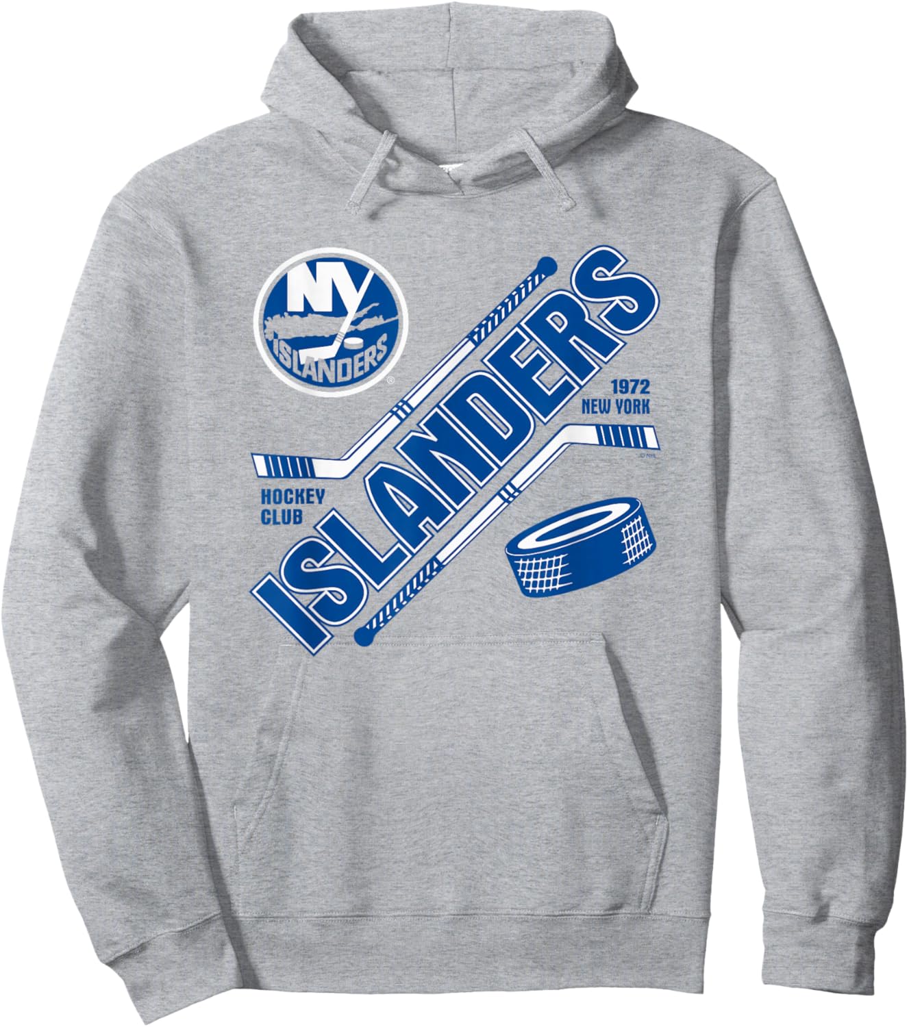New York Islanders Force Orange Officially Licensed Hoodie - Hoodie | Ash