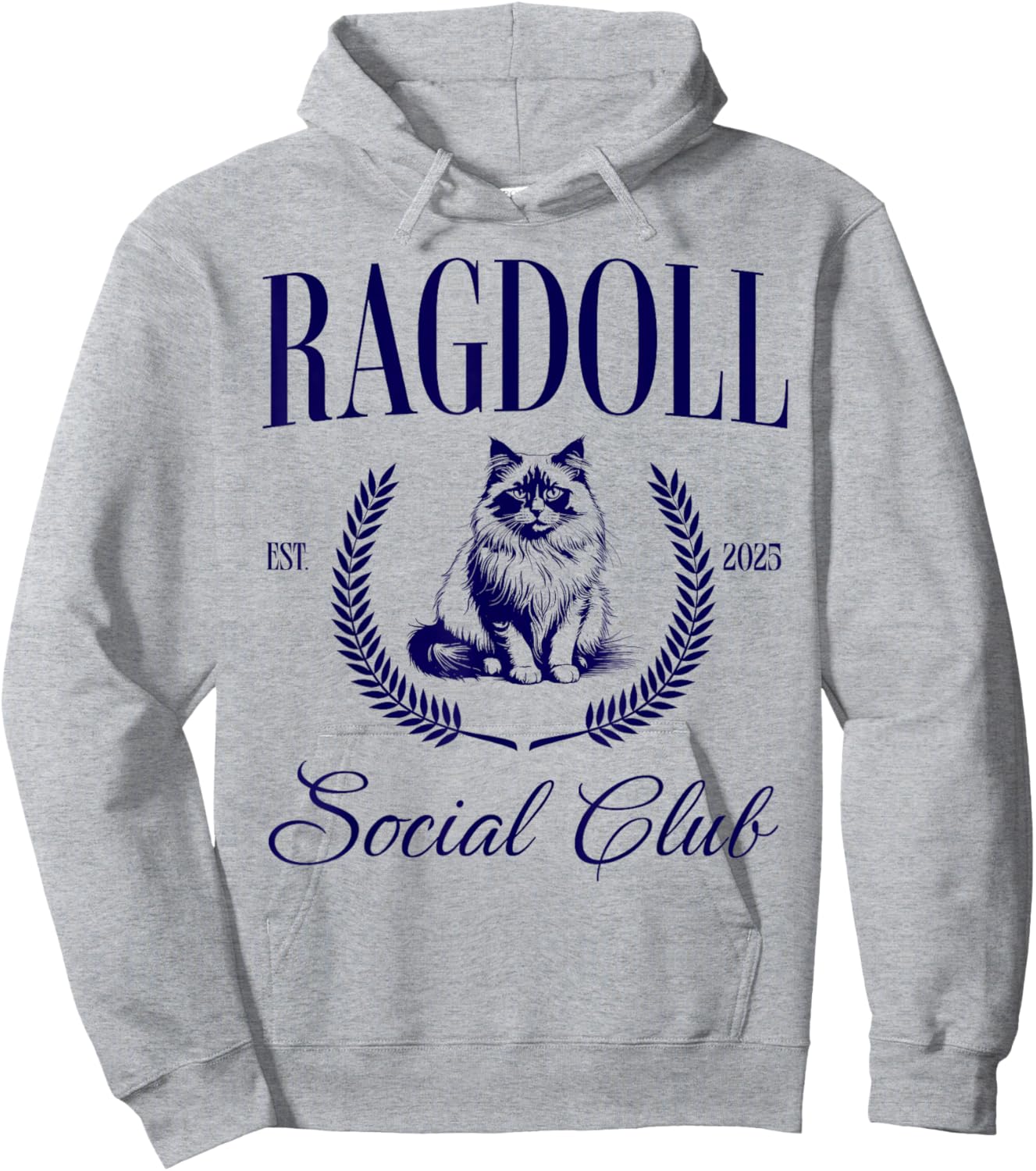 Ragdoll Cat Women Girl Hoodie - Hoodie | Ash