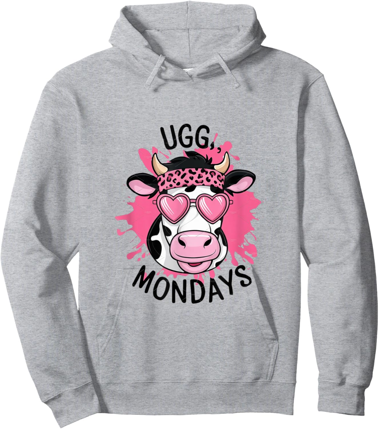 UGG Monday's Cow Hoodie - Hoodie | Ash