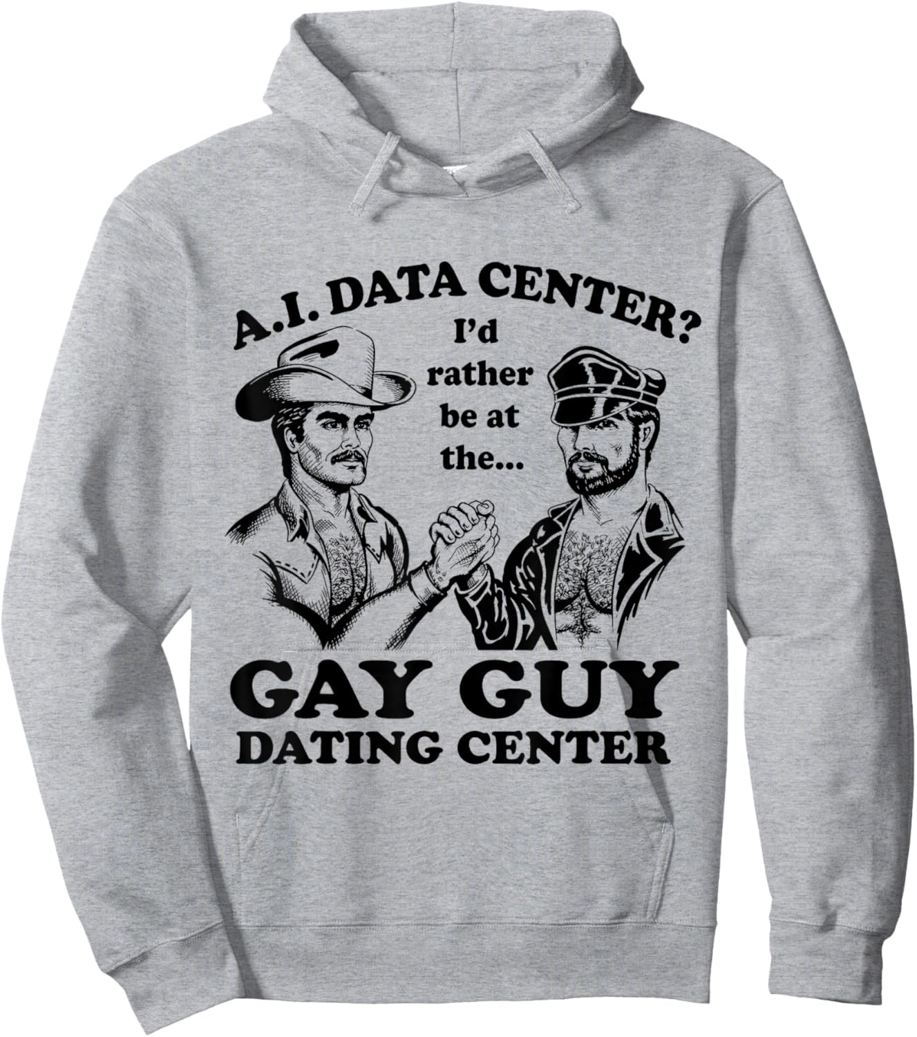 Center Hoodie - Hoodie | Ash