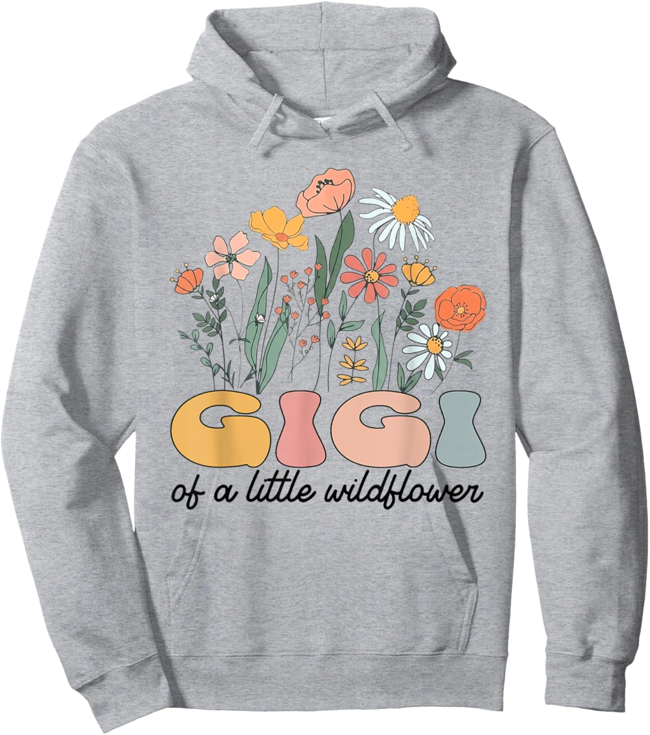 Gigi of The Little Wildflower Bday Party Baby Shower Hoodie - Hoodie | Ash