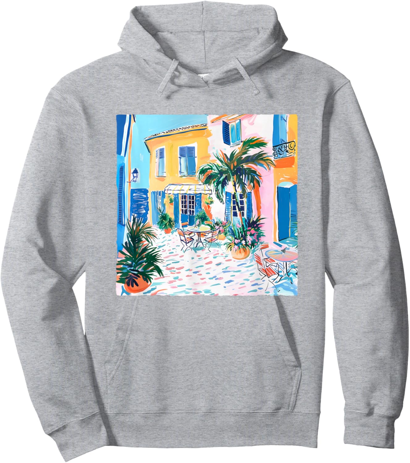 France Travel Côte d'Azur French Riviera Style Souvenir Hoodie - Hoodie | Ash
