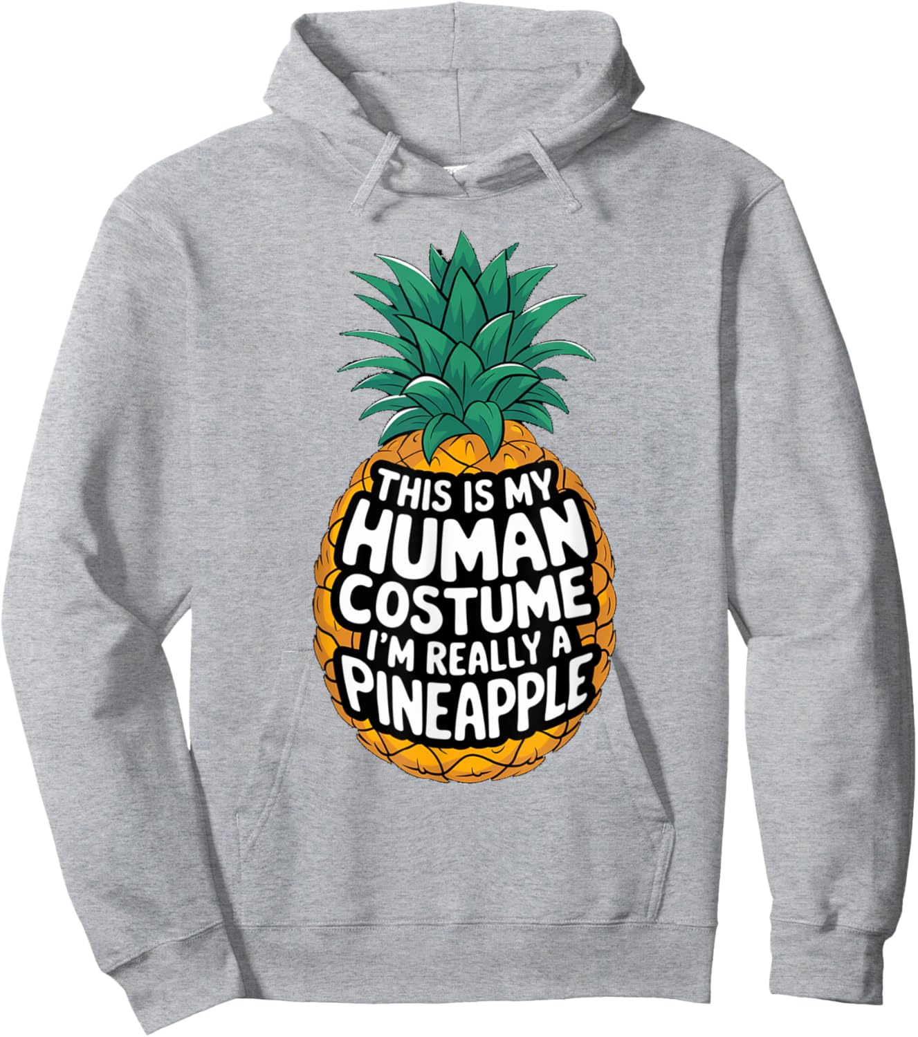 Pineapple Halloween Costume Carnival Pineapple Costume Hoodie - Hoodie | Ash
