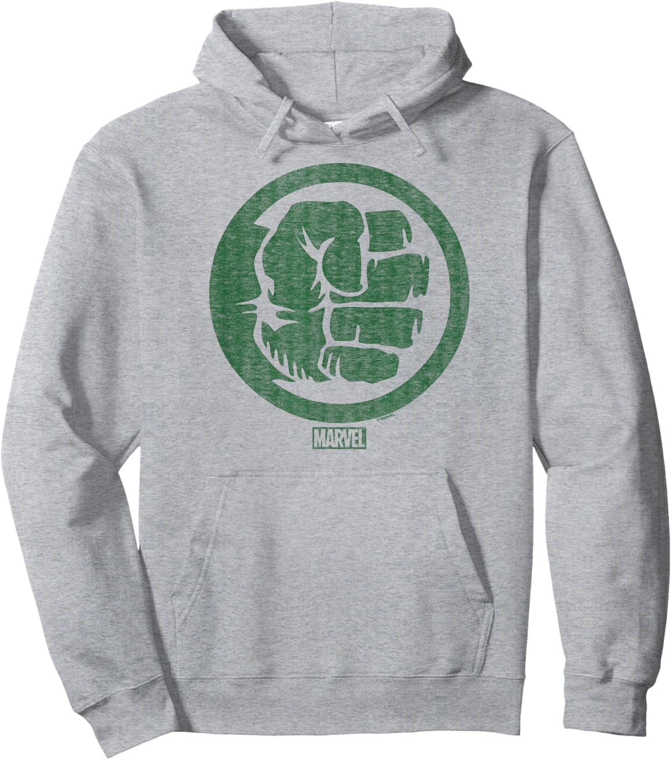 Hulk - Fist Symbol Hoodie - Hoodie | Ash