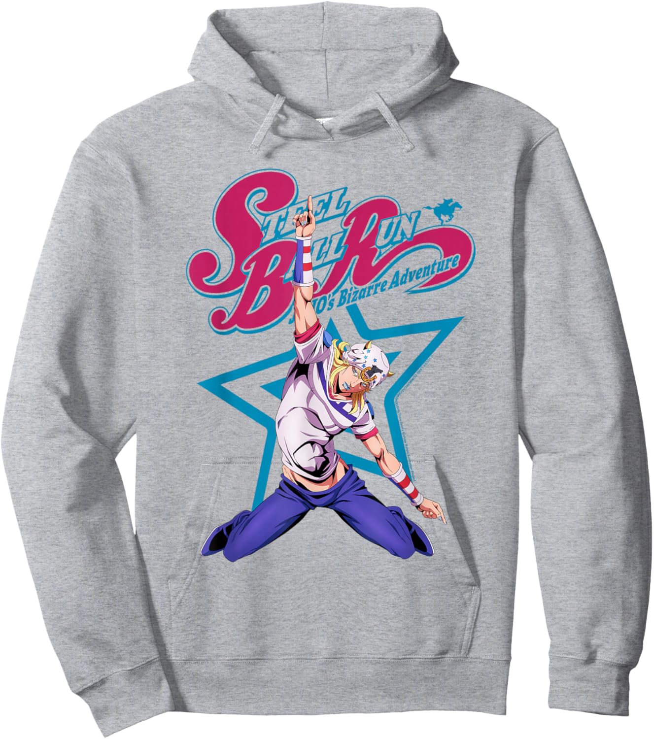 Steel Ball Run Johnny Joestar Pointing Action Pose Anime Hoodie - Hoodie | Ash