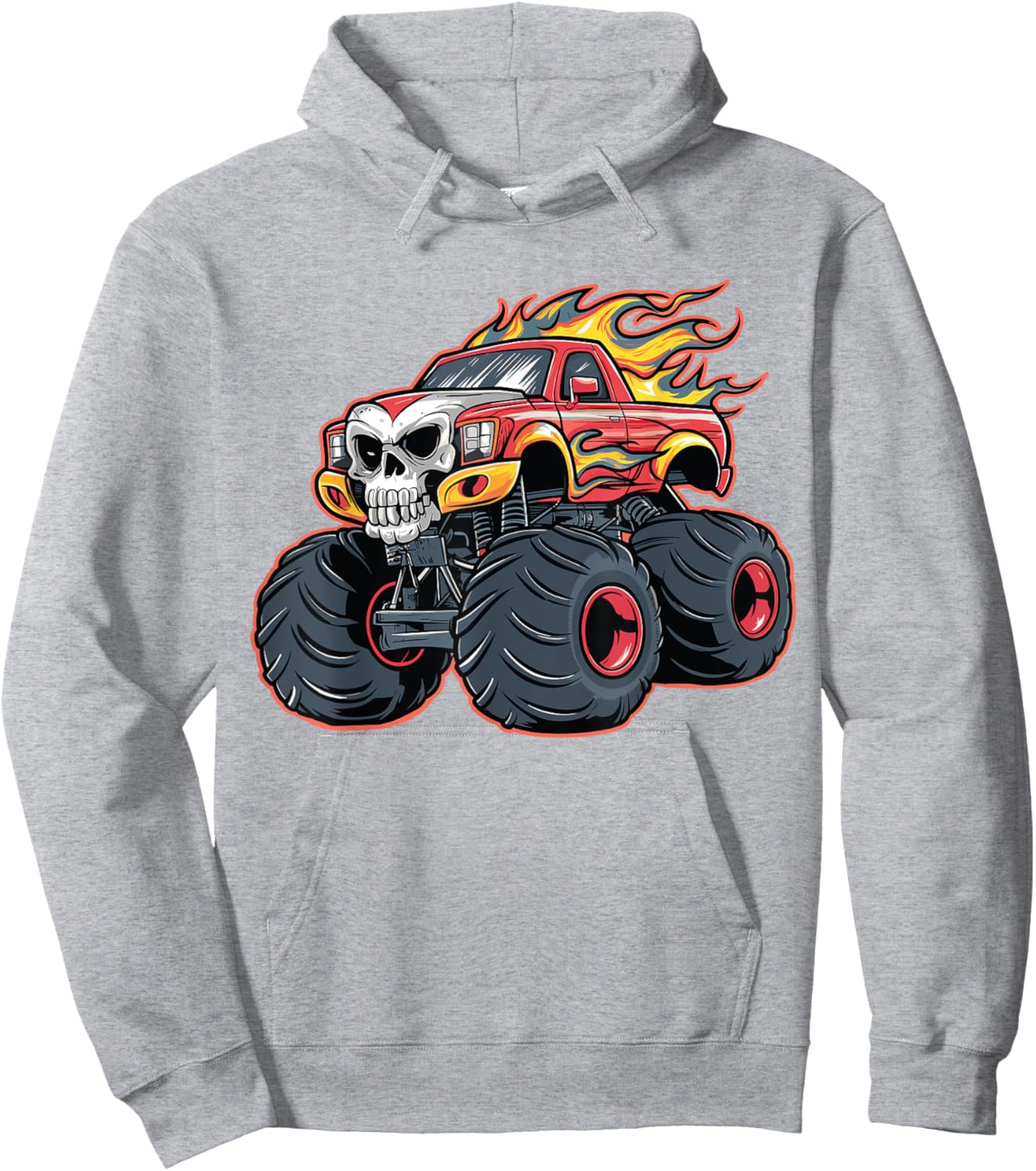 Monster Truck for toddlers Youth & Adults Hoodie - Hoodie | Ash