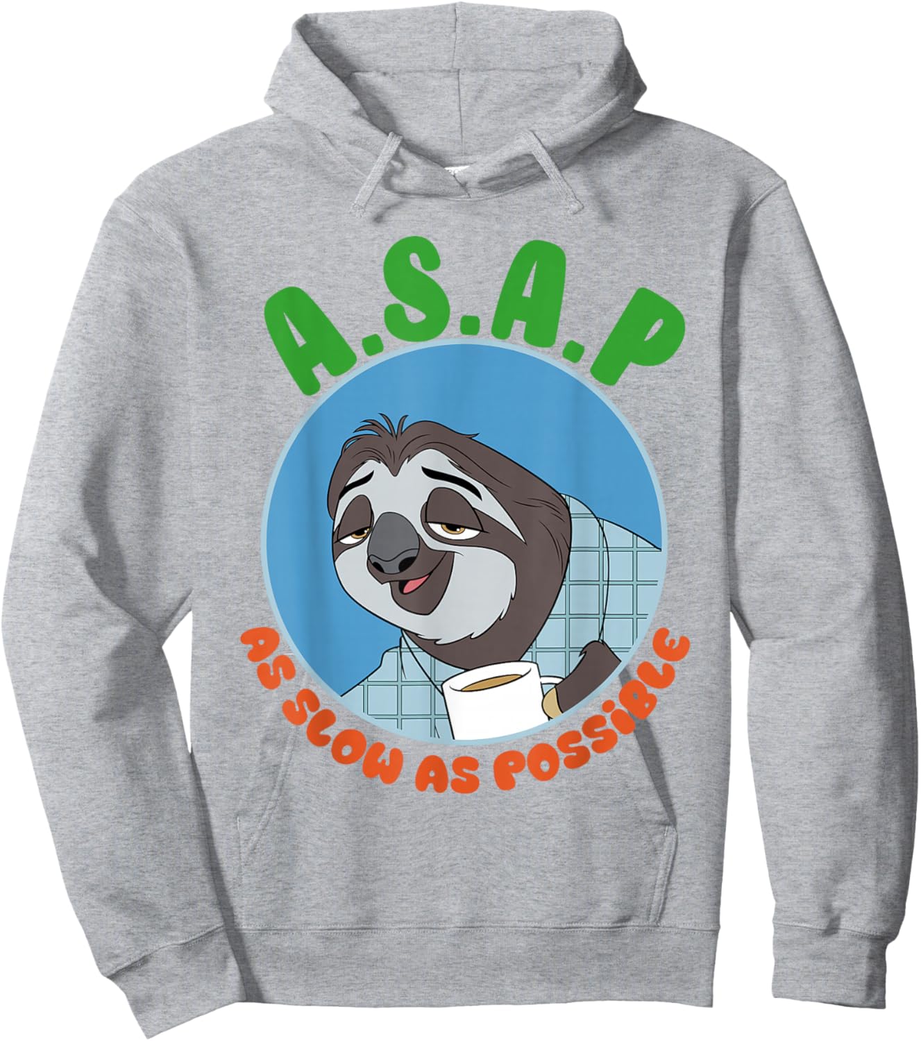 Zootopia 2 Flash Sloth Slow Hoodie - Hoodie | Ash