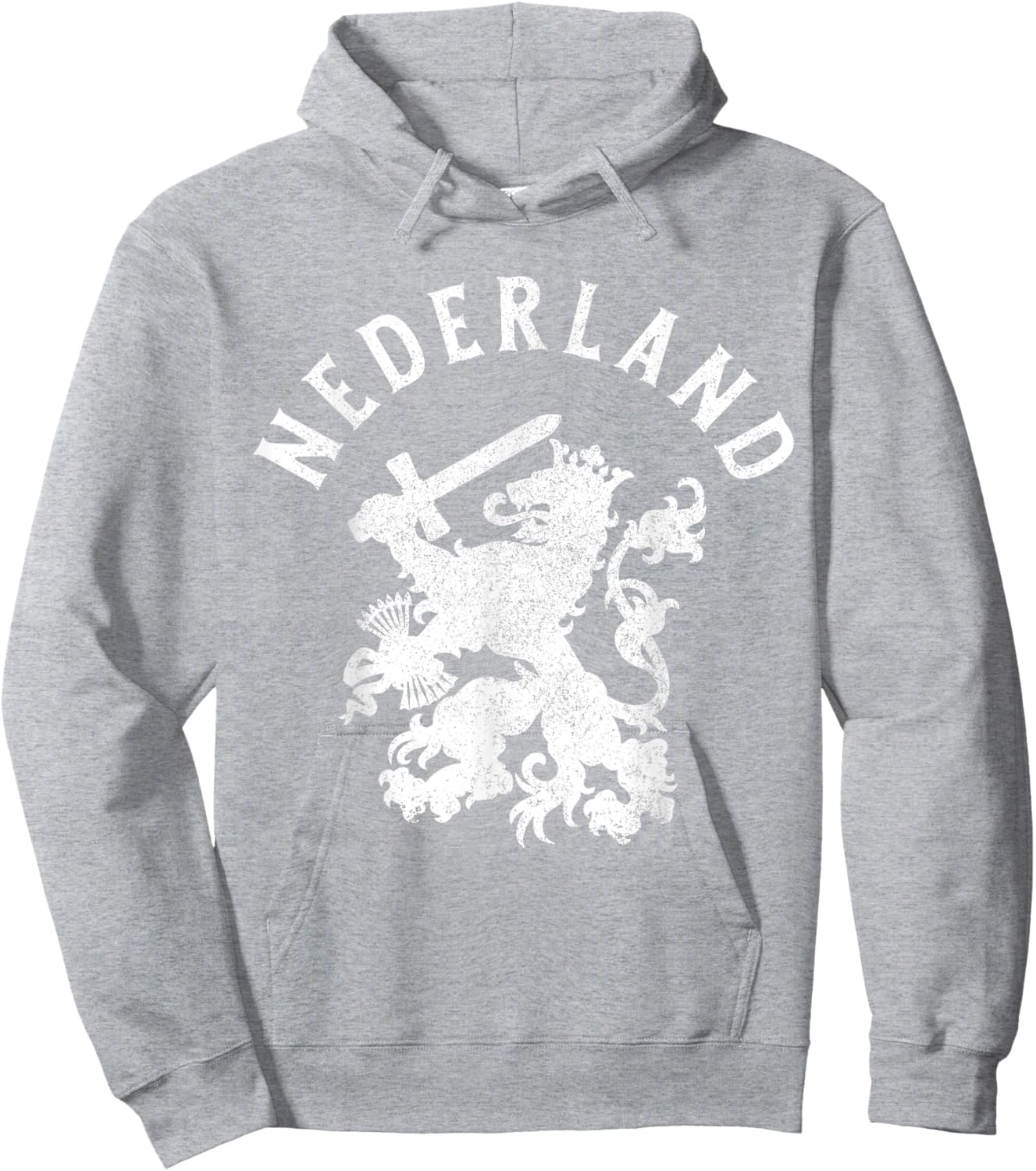 Nederland Netherlands Lion Holland Vintage Orange Hoodie - Hoodie | Ash