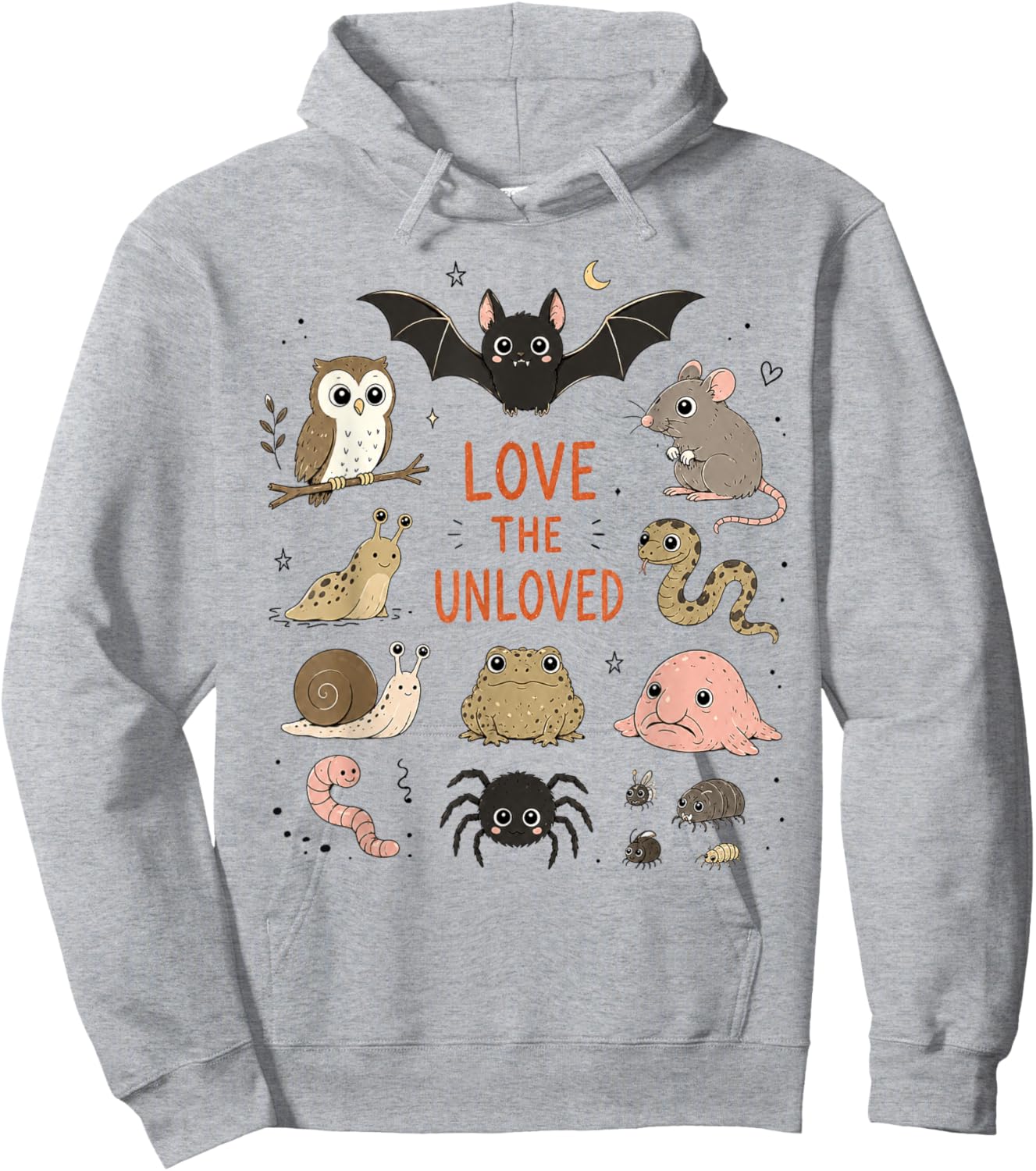 Love The Unloved Bugs Insect Entomology Entomologist Science Hoodie - Hoodie | Ash
