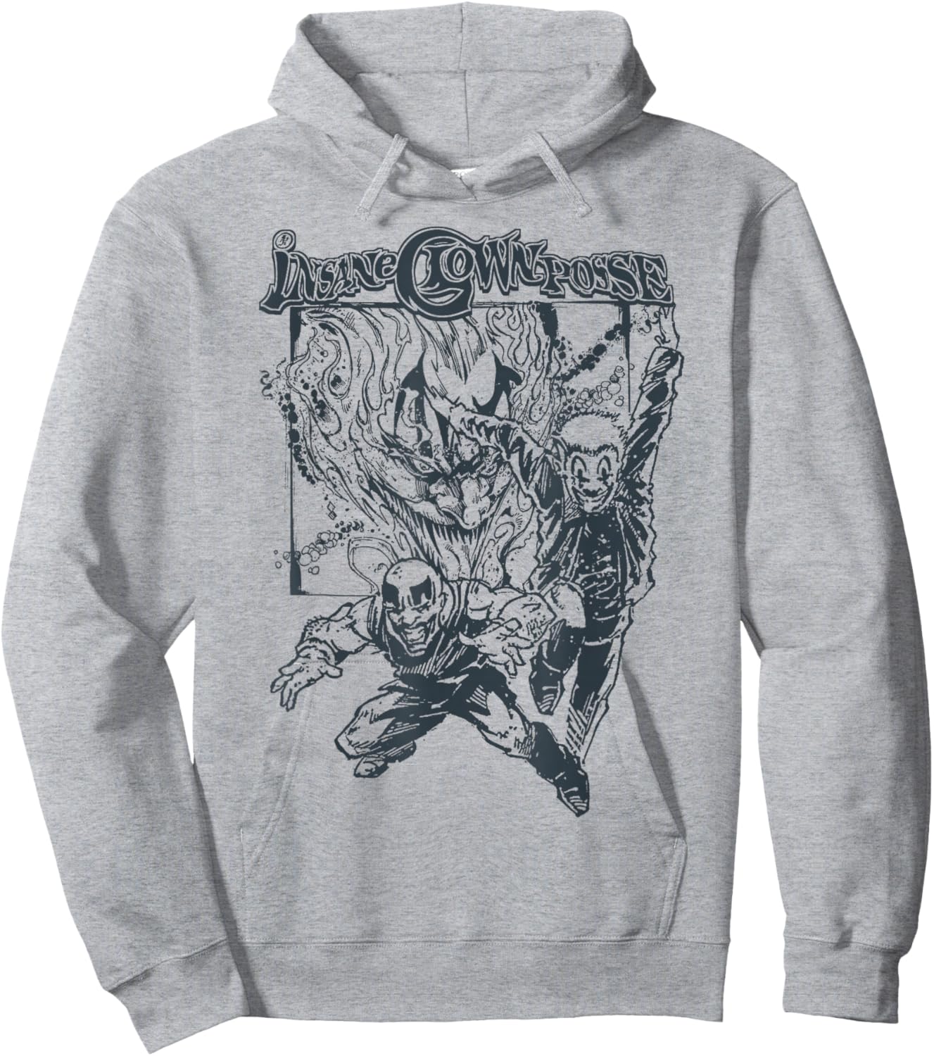 Insane Clown Posse | Official ICP Merch | Ashcan Jumpers Hoodie - Hoodie | Ash