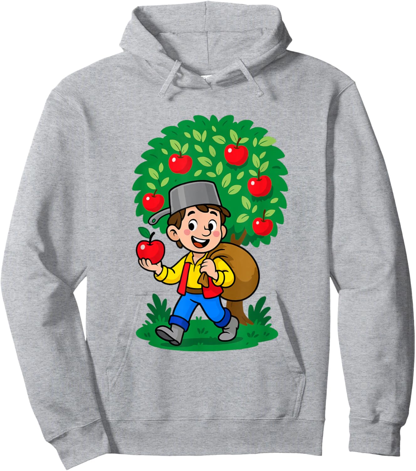 Celebrate Legends Apple Day Sept 26, Johnny Appleseed Hoodie - Hoodie | Ash