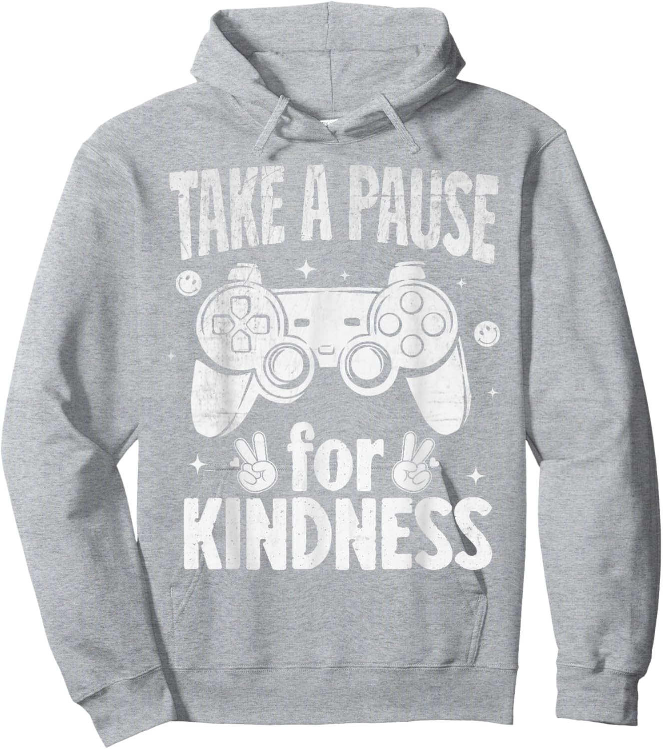 Unity Day Pause For Kindness Boys Gaming Be Kind Kids Gamer Hoodie - Hoodie | Ash
