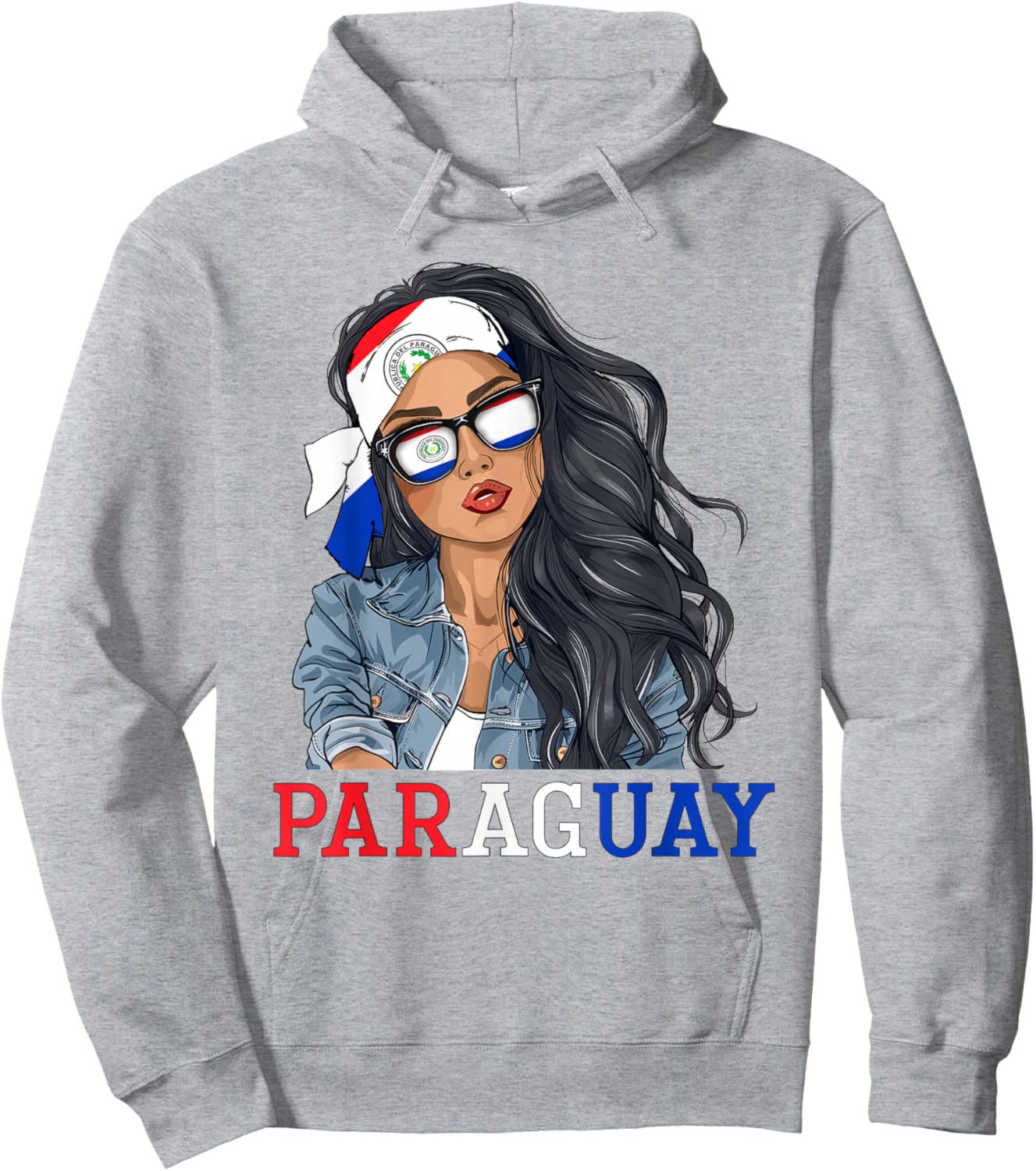 Paraguayan Woman Products Flag Uniform Heritage Paraguay Hoodie - Hoodie | Ash