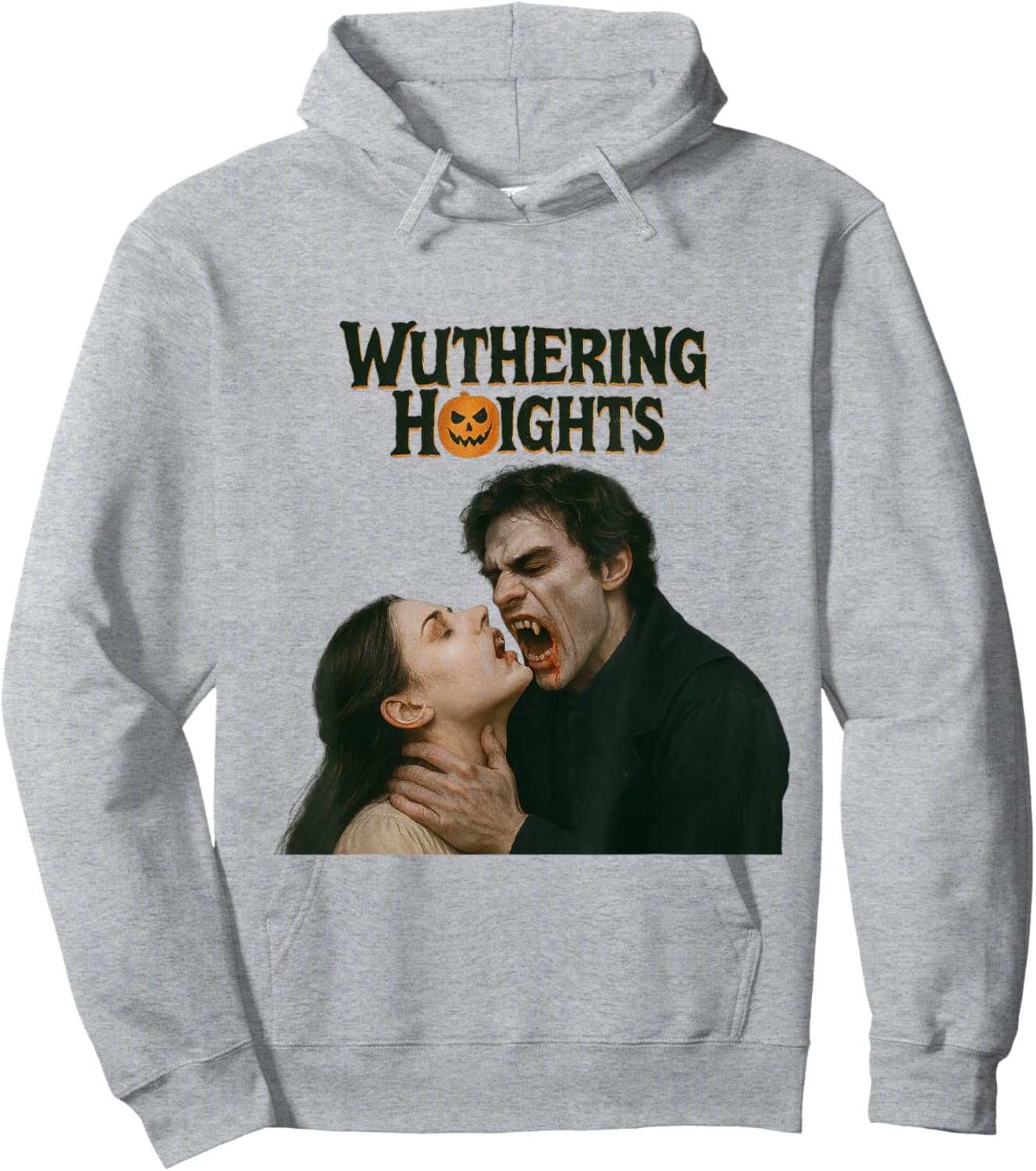 Wuthering Heights Gothic Vampire Halloween Haunt Parody Hoodie - Hoodie | Ash
