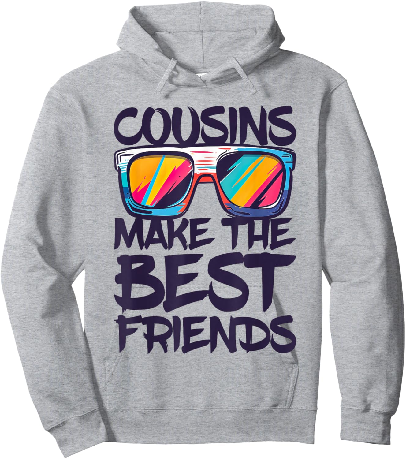 Cousins Make The Best Friends Shirt Boy Girl Cousin Crew Hoodie - Hoodie | Ash