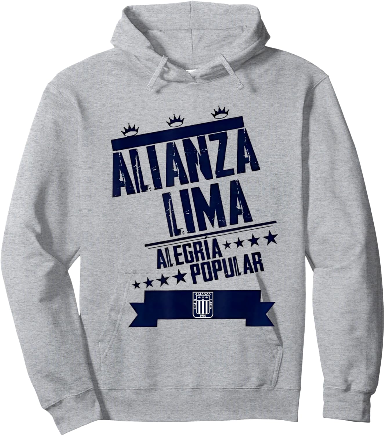 Alianza Lima Alegria Popular Hoodie - Hoodie | Ash