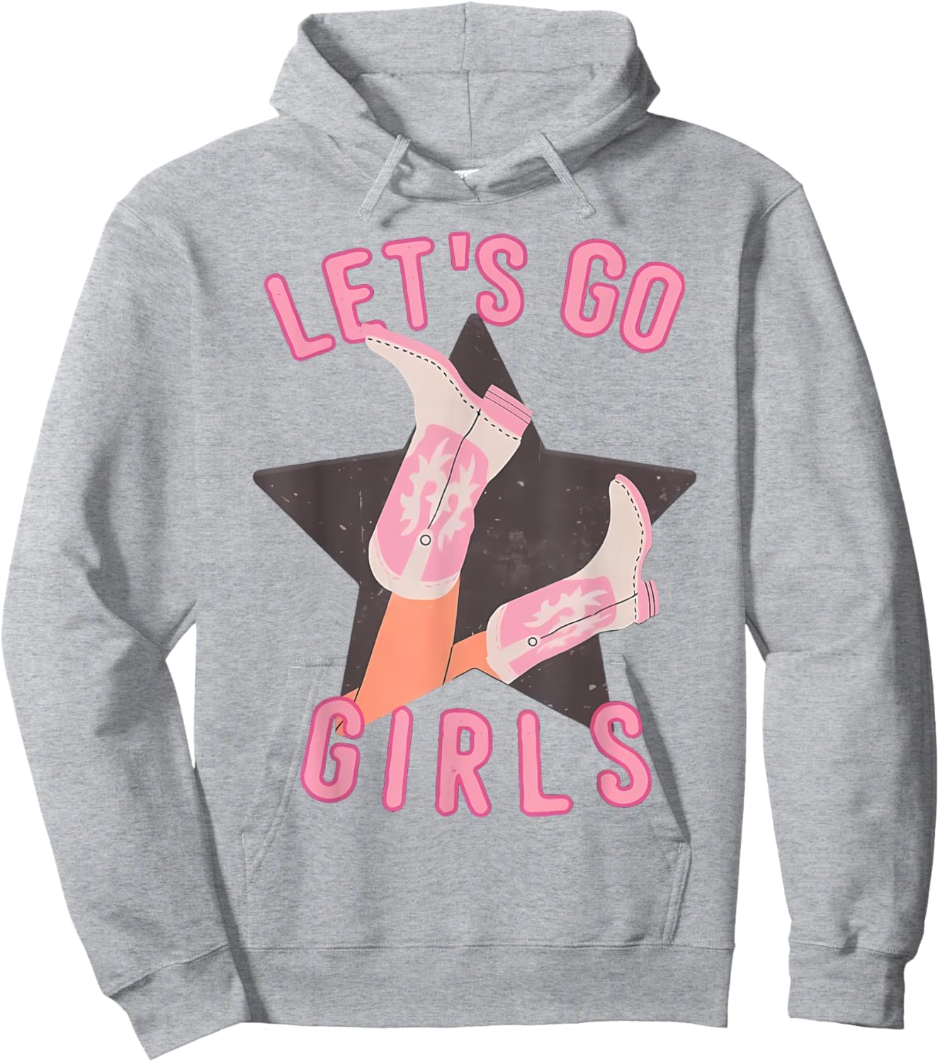 Western Cowgirls Let's Go Girls Country Western Rodeo Women Hoodie - Hoodie | Ash