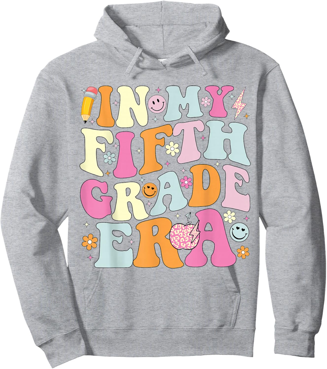 In My Fifth Grade Era Cool 5th Grade Teacher Back to School Hoodie - Hoodie | Ash
