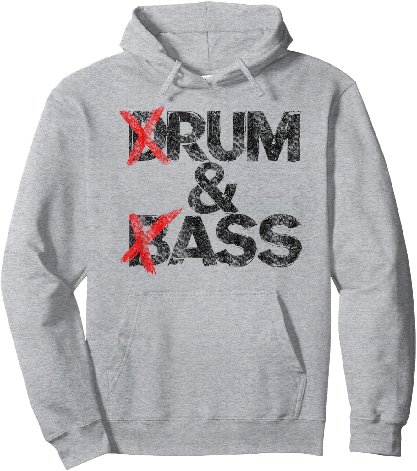 Drum And Bass Rum & Ass Vintage Hoodie - Hoodie | Ash