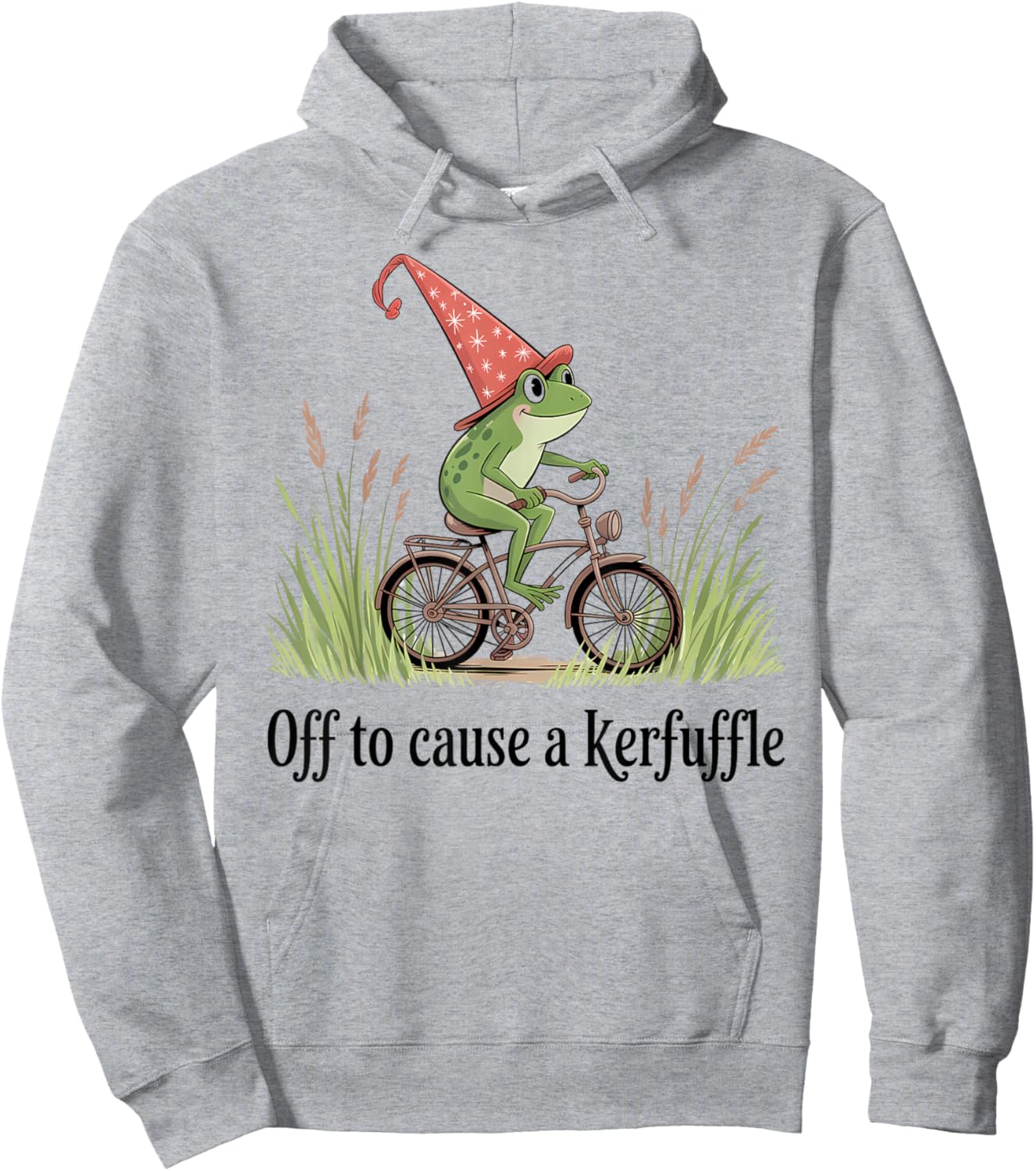 Troublemaker Cottagore Weird Off to Cause a Kerfuffle Frog Hoodie - Hoodie | Ash