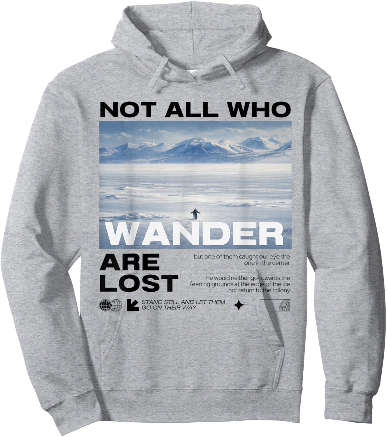 T-Shirt Hoodie - Hoodie | Ash