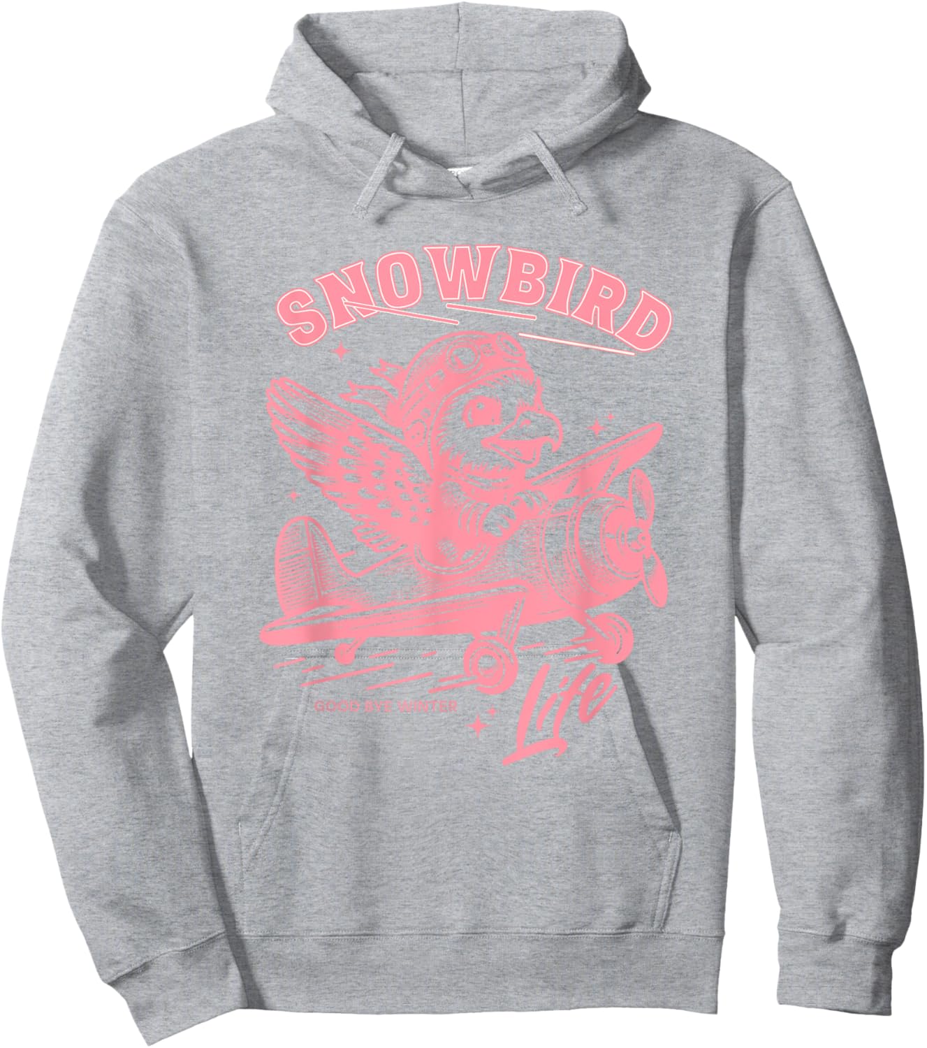 Snowbird Life Wintering In Arizona Texas Florida Winter Time Hoodie - Hoodie | Ash