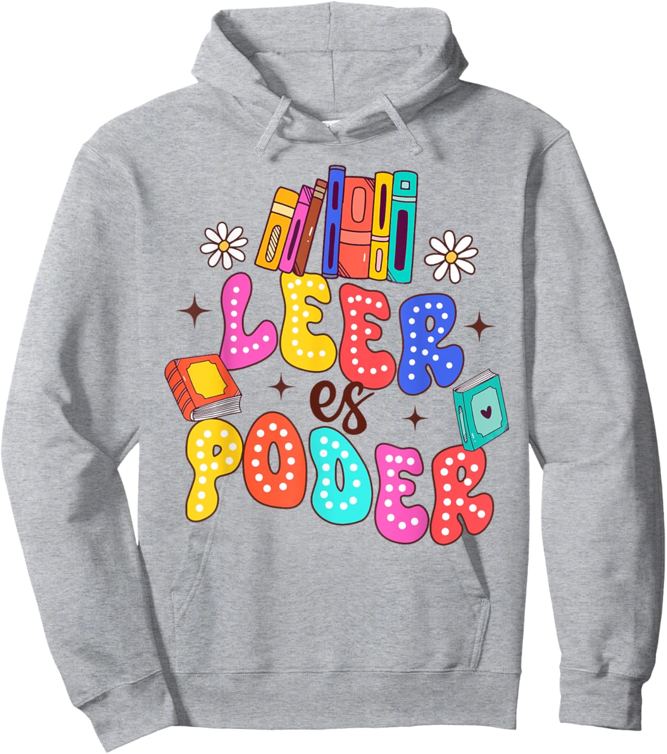 Spanish Teacher Life Teaching Maestra Mastro Leer Es Poder Hoodie - Hoodie | Ash