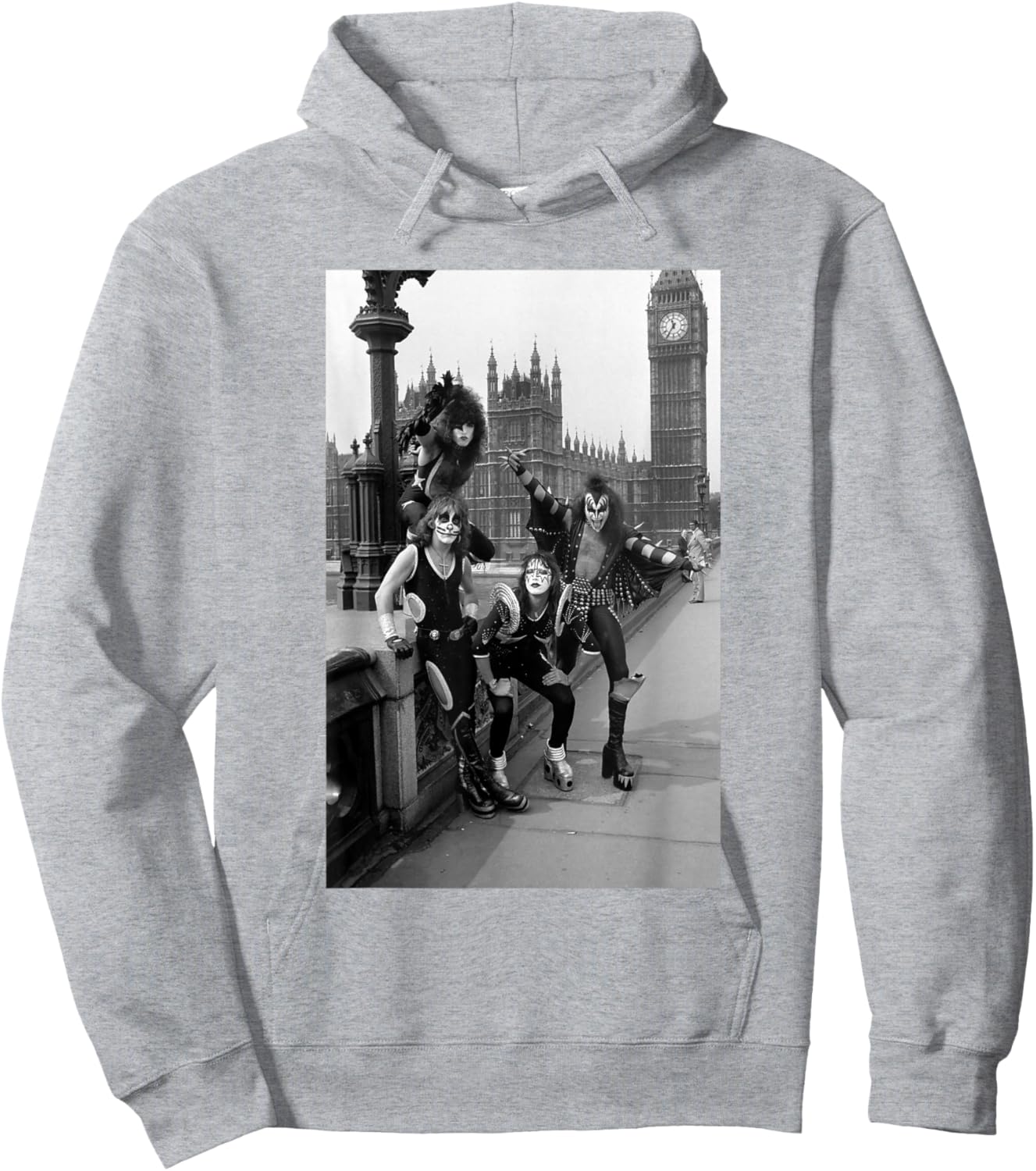 KISS Destroyer Spirit of '76 Tour Band in London Hoodie - Hoodie | Ash