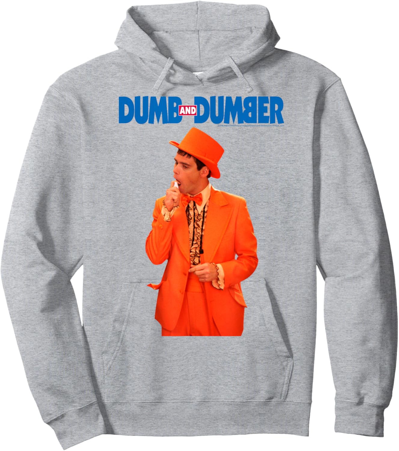 Dumb and Dumber Lloyd in Orange Tuxedo Funny Movie Hoodie - Hoodie | Ash