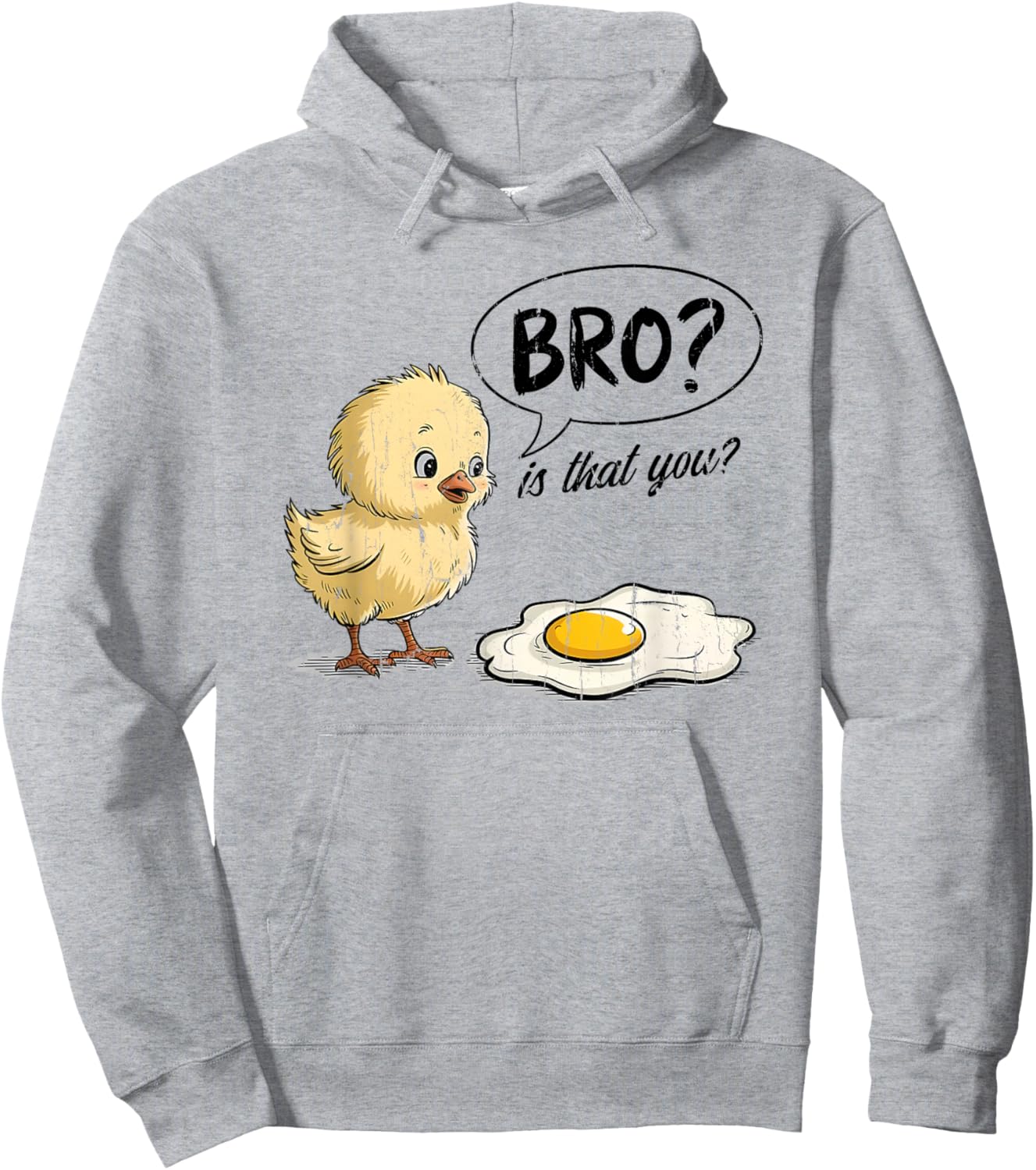 Bro is That You, Funny Chick and Egg Hoodie - Hoodie | Ash