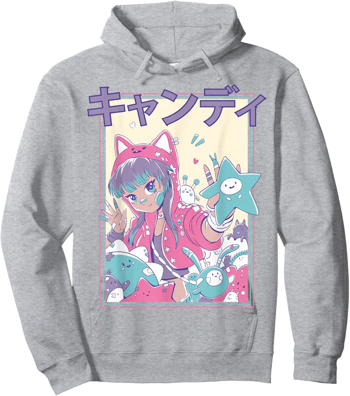 Candycore Girl Cute Pink Pastel Kawaii Anime Aesthetic #8 Hoodie - Hoodie | Ash